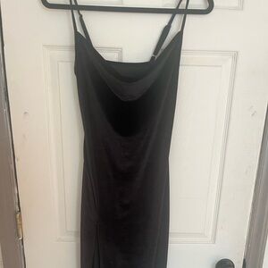 Elegant Black Slip Dress